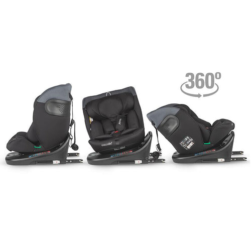 Coccolle Atira iSize 360° Kindersitz - Diamond Black